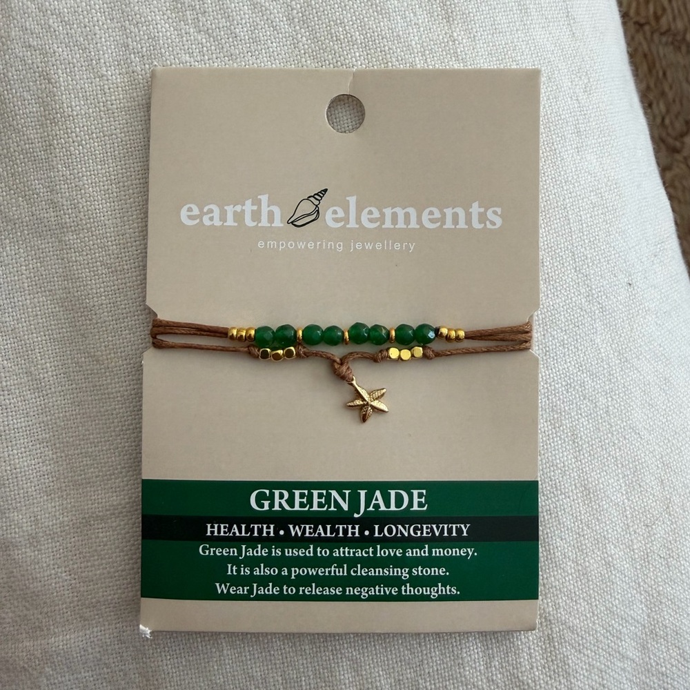 Green Jade Starfish Necklace